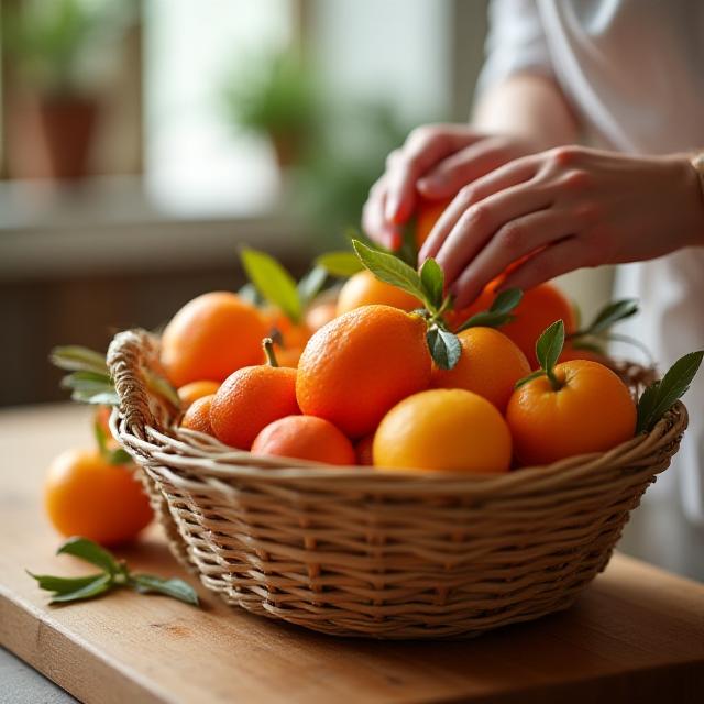 心を込めてフルーツを梱包するスタッフの様子