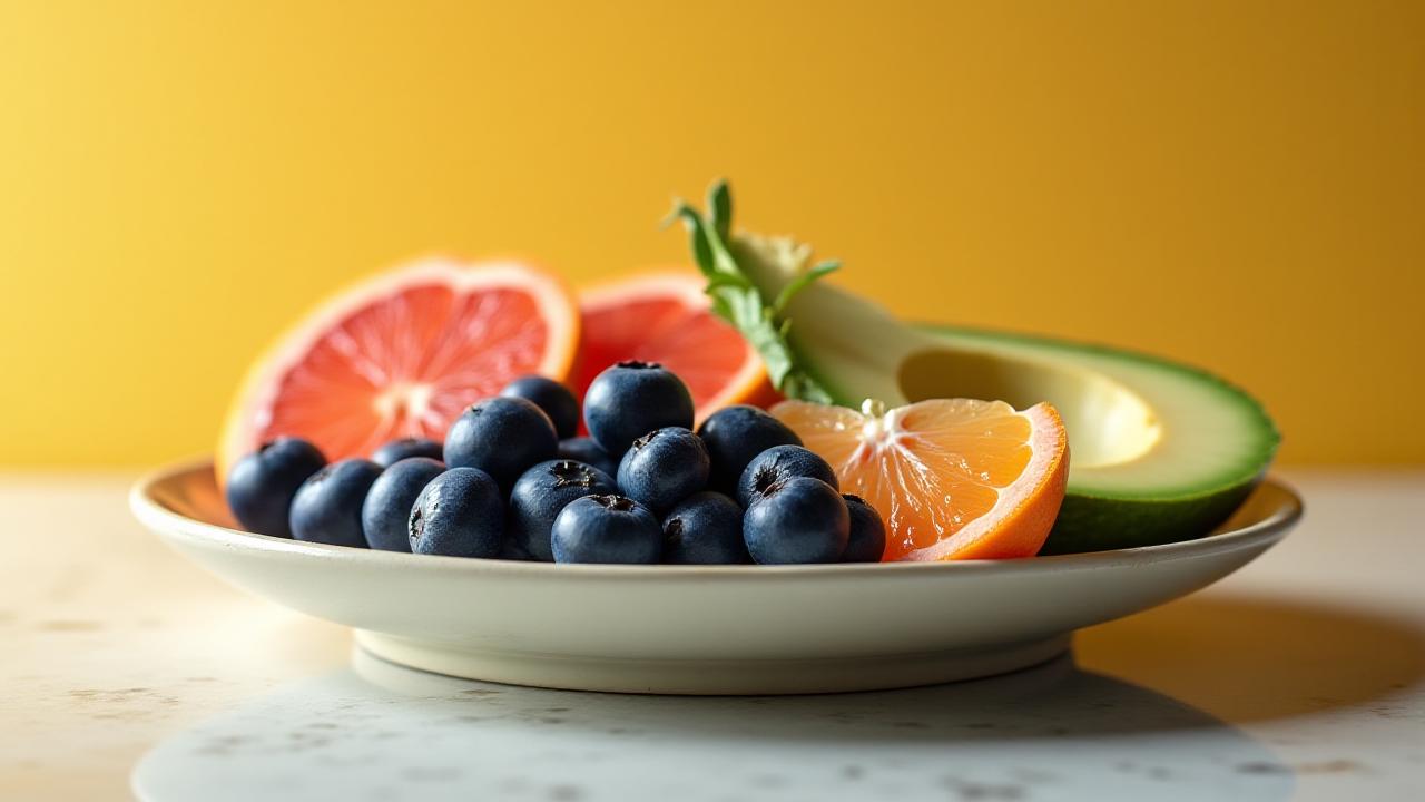 健康をサポートする低糖質フルーツの盛り合わせ